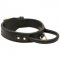 Extra Durable Leather Newfoundland Collar with Handle for Attack Training