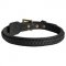 Newfoundland Braided Leather Collar 1 Inch