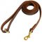 Stitched Leather Newfoundland Leash for Training and Walking