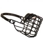 Frost-Resistant Wire Cage Newfoundland Muzzle with One Adjustable Strap