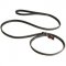 Leather Newfoundland Choke Collar and Leash Combo for Profssional Training and Walking