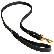 Walking Training Leather Newfoundland Leash Braided