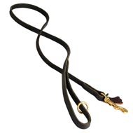 Handcrafted Leather Newfoundland Leash for Walking and Tracking