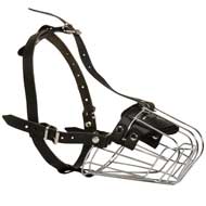 Wire Basket Newfoundland Muzzle for Comfortable Walking and Training