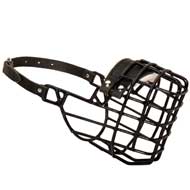 Frost-Resistant Wire Cage Newfoundland Muzzle with One Adjustable Strap