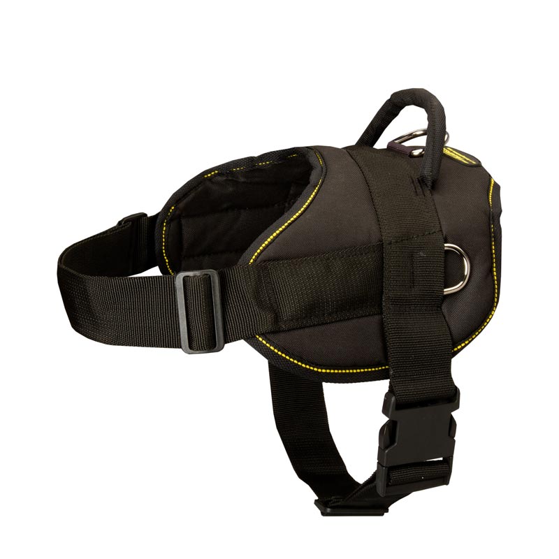 All Weather Extra Strong Nylon Newfoundland Harness for Tracking Pulling H6 1118 Nylon Harness Newfoundland Breed Dog Harness Muzzle Collar Leash Dog Supplies