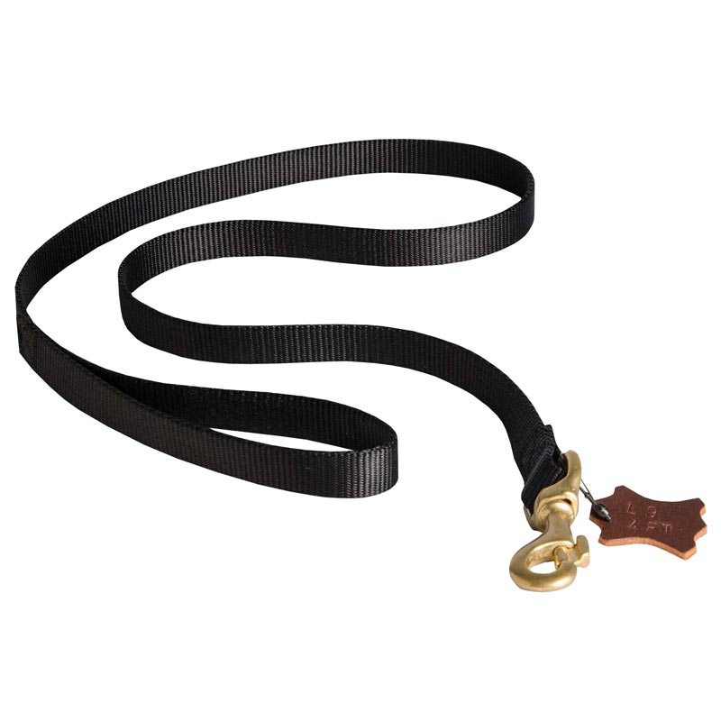 Nylon Newfoundland Leash for Walking, Training, Tracking and Police Work