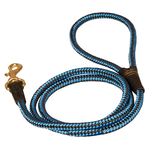 Cord nylon dog leash for Newfoundland dog