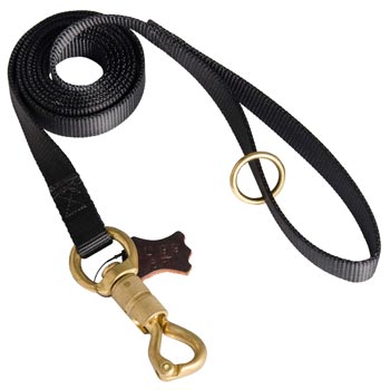 Professional Nylon Dog Leash for Police Training of Newfoundland