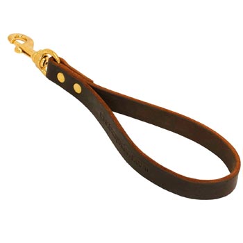 Dog Leather Brown Leash for Making Newfoundland Obedient