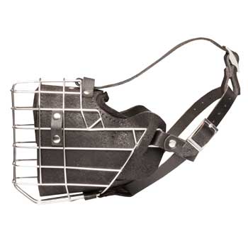 Leather Basket Newfoundland Muzzle